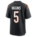 C.Bengals #5 Tee Higgins Player Black Home Game BALCE Stitched Jerseys