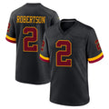 W.Commanders #2 Amik Robertson Player Black Limited Home Game BALCE Stitched Jerseys
