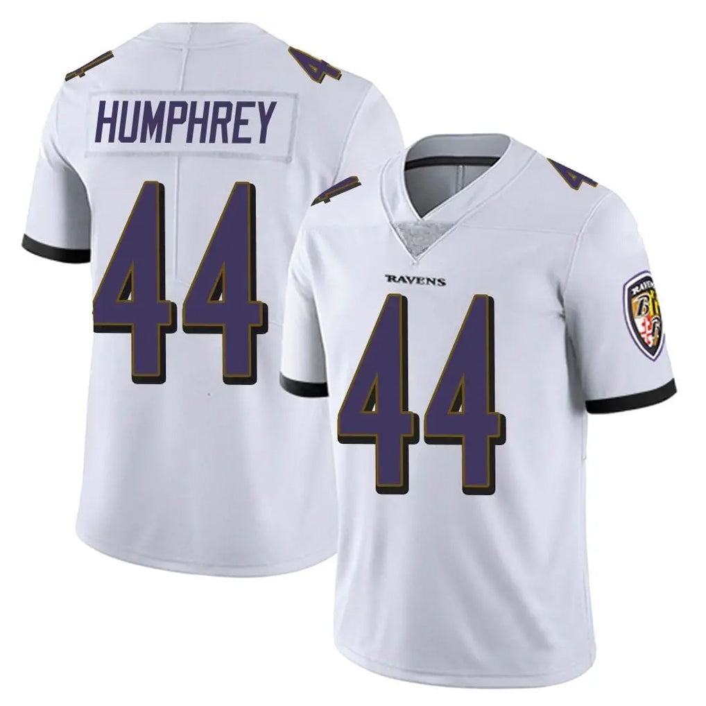B.Ravens #44 Marlon Humphrey Player White Vapor Untouchable Limited Home Game BALCE Stitched Jerseys