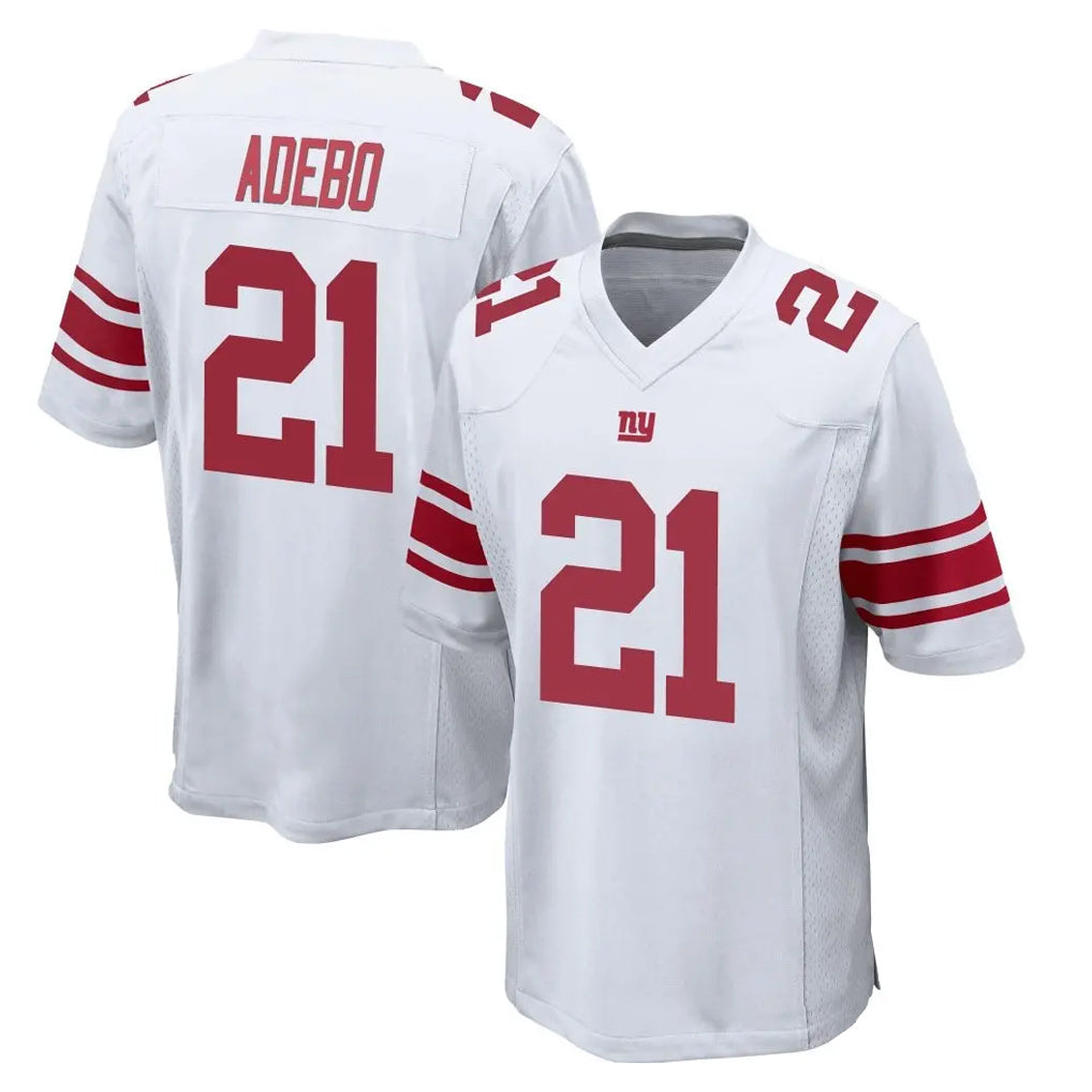 NY.Giants #21 Paulson Adebo Player White Home Game BALCE Stitched Jerseys