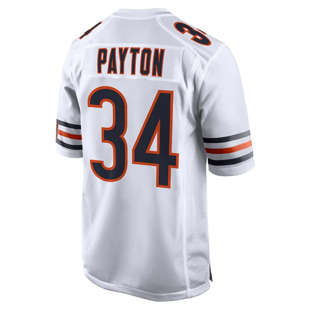 C.Bears #34 Walter Payton Player White Home Game BALCE Stitched Jerseys