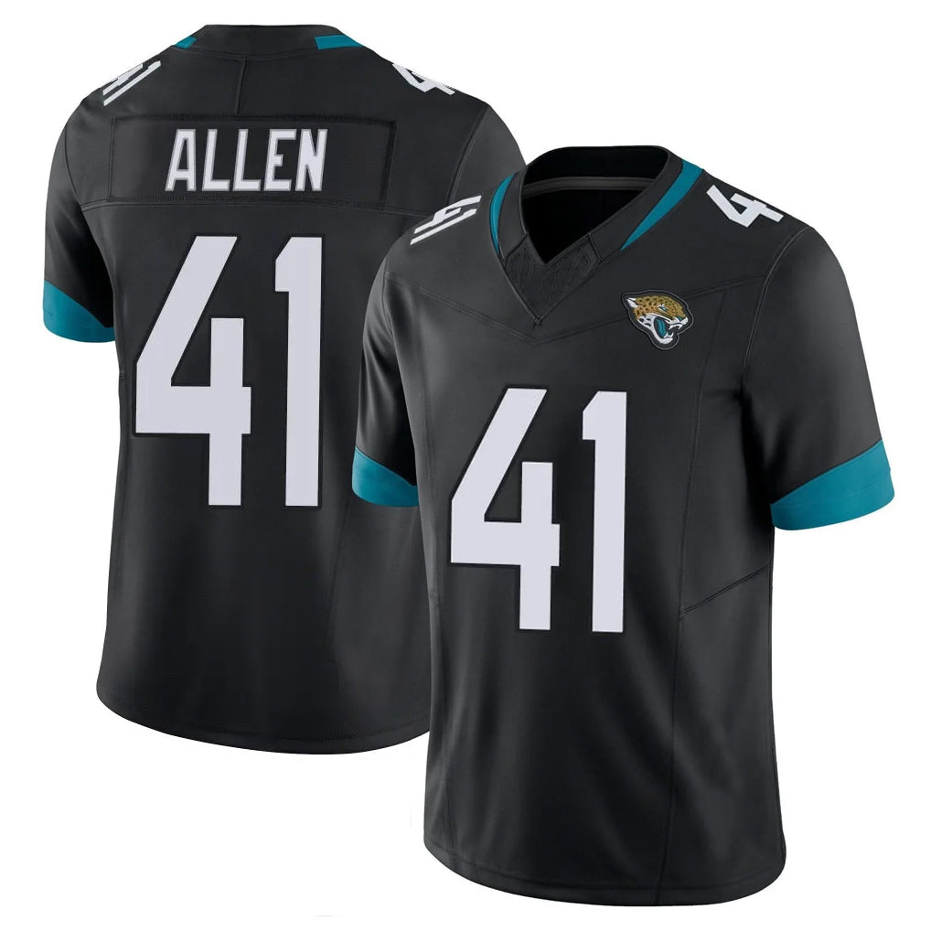 J.Jaguars #41 Josh Hines-Allen Player Black Vapor F.U.S.E. Limited Home Game BALCE Stitched Jerseys