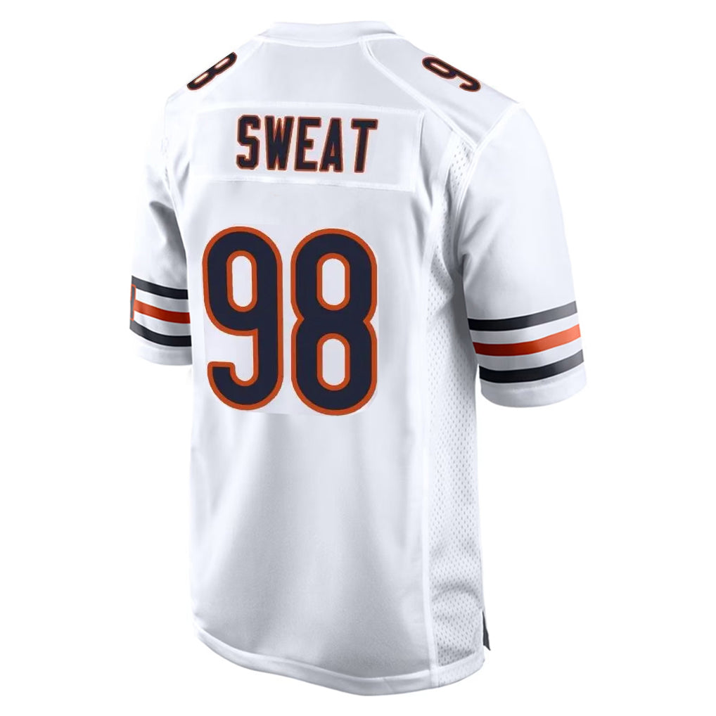 C.Bears #98 Montez Sweat Player White Home Game BALCE Stitched Jerseys