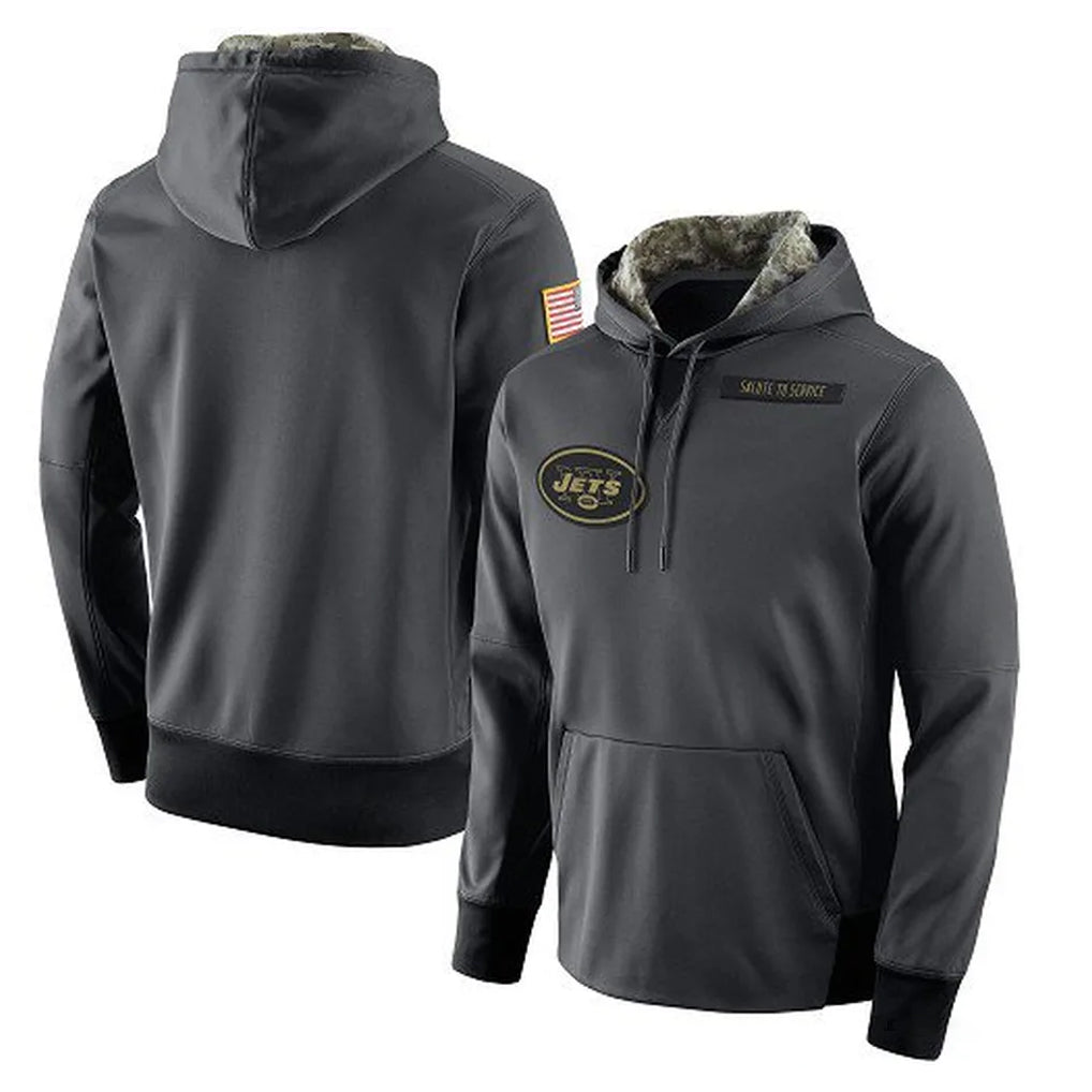 NY.Jets ## Jets Blank Player Gray Pullover Hoodies Limited Game BALCE Stitched Jerseys