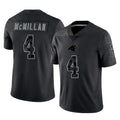 C.Panthers #4 Tetairoa McMillan Player Black Limited Reflective Game BALCE Stitched Jerseys