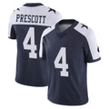 D.Cowboys #4 Dak Prescott Player Navy-White Limited Alternate Vapor Untouchable Home Game BALCE Stitched Jerseys