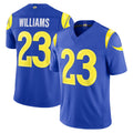 LA.Rams #23 Kyren Williams Player Royal Limited Vapor F.U.S.E. BALCE Stitched Jerseys