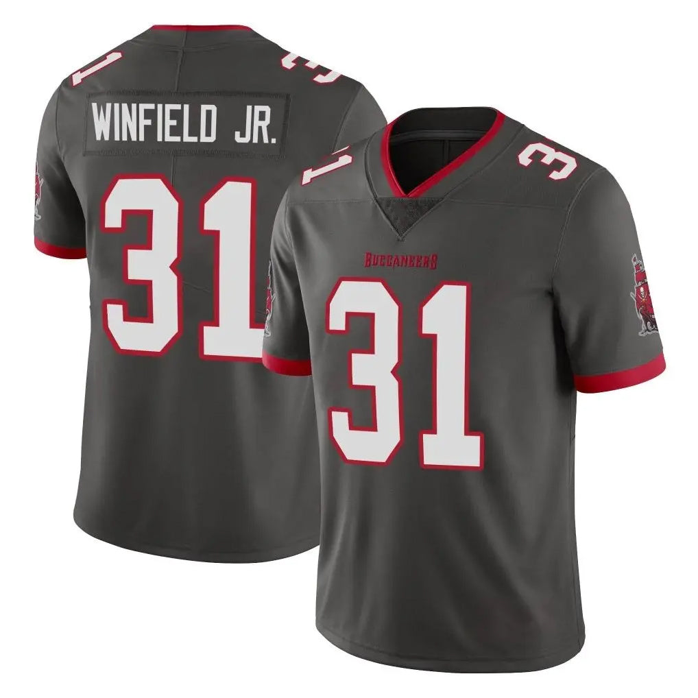 TB.Buccaneers #31 Antoine Winfield Jr. Player Pewter Limited Alternate Vapor Home Game BALCE Stitched Jerseys