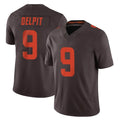 C.Browns #9 Grant Delpit Player Brown Limited Vapor F.U.S.E. Alternate Game BALCE Stitched Jerseys