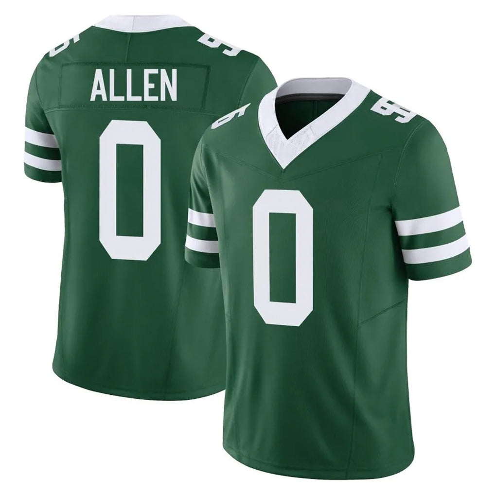 NY.Jets #0 Braelon Allen Player Green Legacy Limited Vapor F.U.S.E. Home Game BALCE Stitched Jerseys