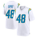 LA.Chargers #48 Bud Dupree Player White Home Game BALCE Stitched Jerseys