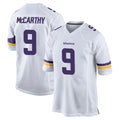 M.Vikings #9 J.J. McCarthy Player White Home Game BALCE Stitched Jerseys