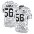 GB.Packers #56 Edgerrin Cooper Player Arctic Camo Salute To Service Limited BALCE Stitched Jerseys
