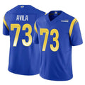 LA.Rams #73 Steve Avila Player Royal Limited Vapor F.U.S.E. Home Game BALCE Stitched Jerseys