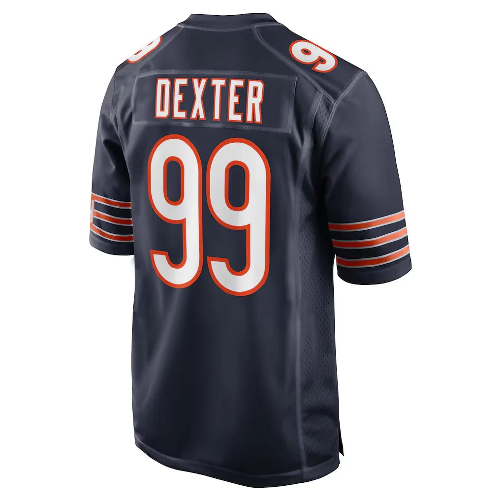 C.Bears #99 Gervon Dexter Sr. Player Navy Home Game BALCE Stitched Jerseys