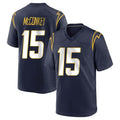 LA.Chargers #15 Ladd McConkey Player Navy Home Game BALCE Stitched Jerseys