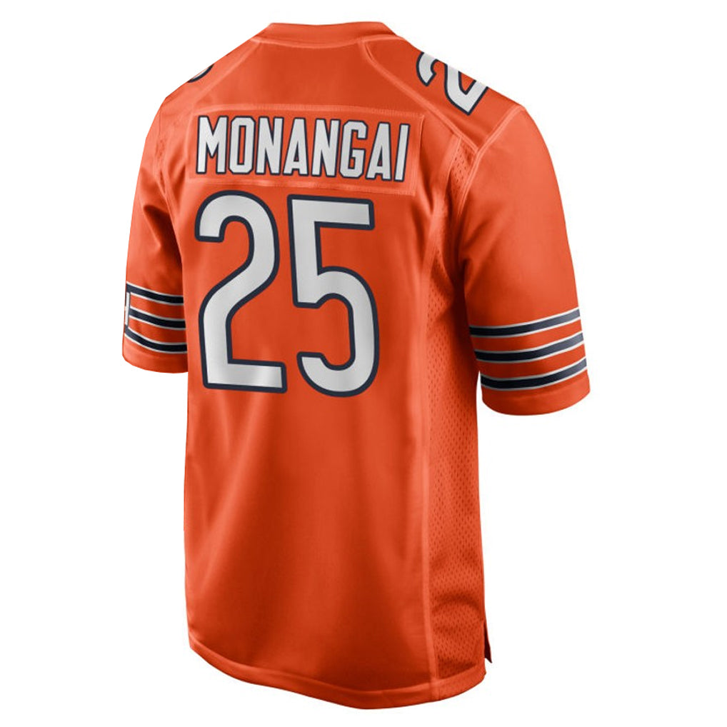 C.Bears #25 Kyle Monangai Player Orange Home Game BALCE Stitched Jerseys