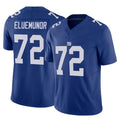 NY.Giants #72 Jermaine Eluemunor Player Royal Limited Vapor F.U.S.E. Home Game BALCE Stitched Jerseys