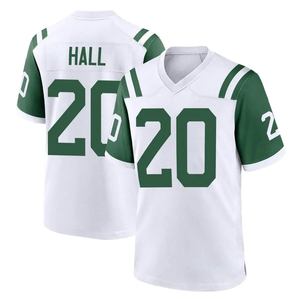 NY.Jets #20 Breece Hall Player White Classic Home Game BALCE Stitched Jerseys