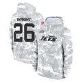 NY.Jets #26 Nahshon Wright Player Arctic Camo Salute to Service Pullover Hoodies Limited Game BALCE Stitched Jerseys