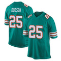 M.Dolphins #25 Tyrel Dodson Player Aqua Alternate Home Game BALCE Stitched Jerseys