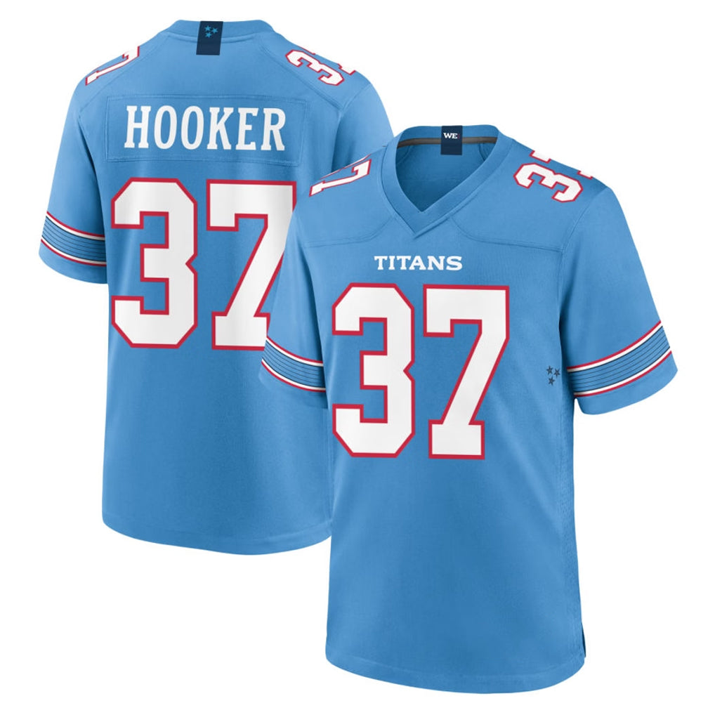 T.Titans #37 Amani Hooker Player Light Blue 2026 Game Home BALCE Stitched Jerseys