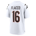 C.Bengals #16 Joe Flacco Player White Home Game BALCE Stitched Jerseys