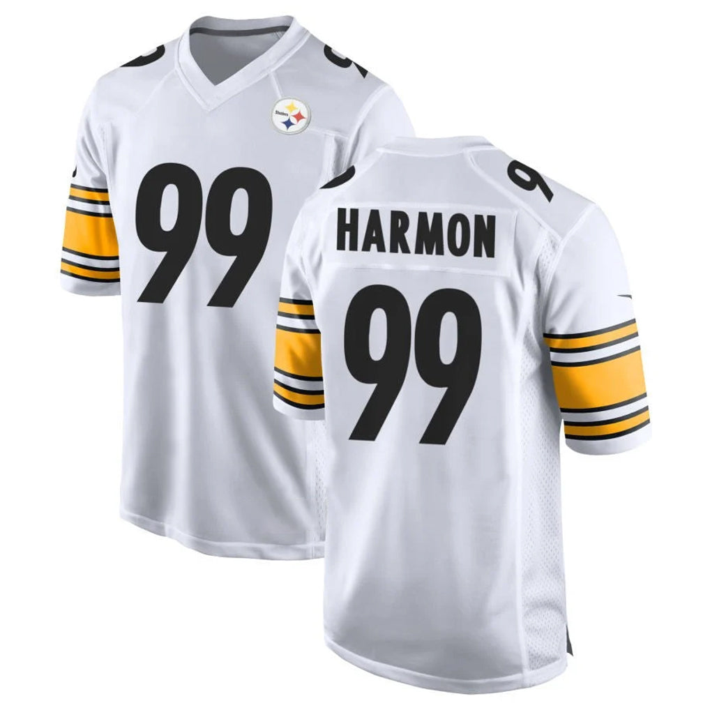 P.Steelers #99 Derrick Harmon Player White Home Game BALCE Stitched Jerseys