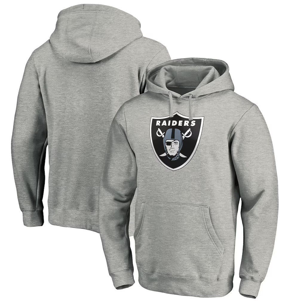 LV.Raiders ## Raiders Blank Player Gray LOGO Pullover Hoodies Home Game BALCE Stitched Jerseys