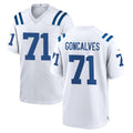 IN.Colts #71 Matt Goncalves Player White Home Game BALCE Stitched Jerseys