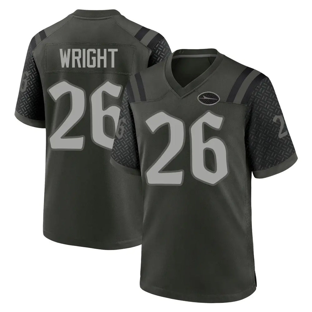 NY.Jets #26 Nahshon Wright Player Green 2025 Rivalries Collection Home Game BALCE Stitched Jerseys