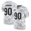 C.Bengals #90 Kris Jenkins Jr Player Arctic Camo Salute to Service Limited BALCE Stitched Jerseys