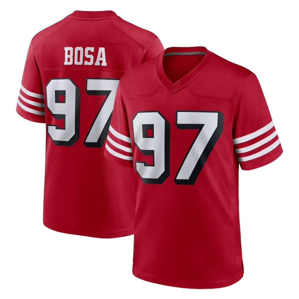 SF.49ers #97 Nick Bosa Player Red Limited Alternate Home Game BALCE Stitched Jerseys