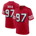 SF.49ers #97 Nick Bosa Player Red Limited Alternate Home Game BALCE Stitched Jerseys