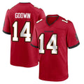 TB.Buccaneers #14 Chris Godwin Jr. Player Red Home Game BALCE Stitched Jerseys