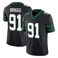 NY.Jets #91 Jowon Briggs Player Black Limited Legacy Vapor F.U.S.E. Home Game BALCE Stitched Jerseys