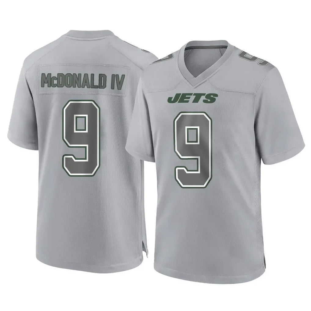 NY.Jets #9 Will McDonald IV Player Gray Limited Atmosphere Fashion Home Game BALCE Stitched Jerseys