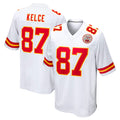KC.Chiefs #87 Travis Kelce Player White Home Game BALCE Stitched Jerseys