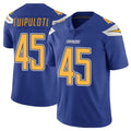 LA.Chargers #45 Tuli Tuipulotu Player Royal Limited Color Rush Vapor Untouchable Home Game BALCE Stitched Jerseys