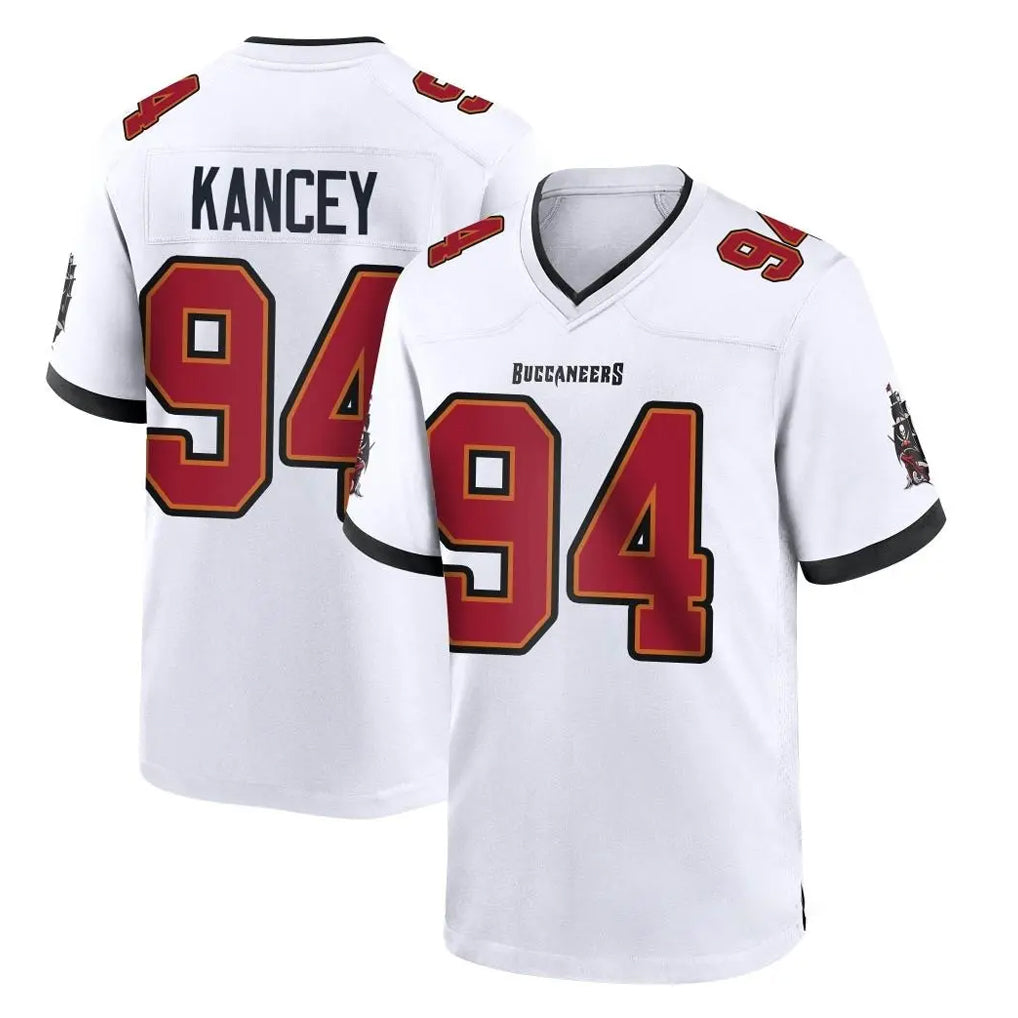 TB.Buccaneers #94 Calijah Kancey Player White Home Game BALCE Stitched Jerseys