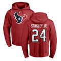 H.Texans #24 Derek Stingley Jr. Player Red Pro Line Pullover Hoodie Limited Game BALCE Stitched Jerseys