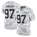 NY.Jets #97 Harrison Phillips Player Arctic Camo Salute to Service Limited Game BALCE Stitched Jerseys