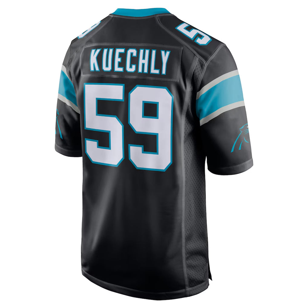 C.Panthers #59 Luke Kuechly Player Black Game BALCE Stitched Jerseys