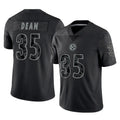 P.Steelers #35 Jamel Dean Player Black Reflective Limited Home Game BALCE Stitched Jerseys