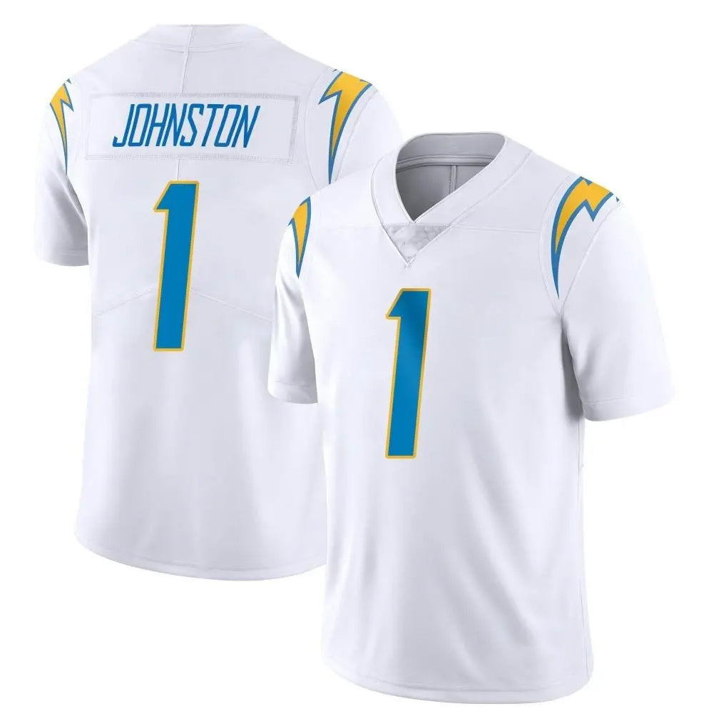 LA.Chargers #1 Quentin Johnston Player White Limited Vapor Untouchable Home Game BALCE Stitched Jerseys
