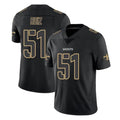 NO.Saints #51 Cesar Ruiz Player Black Impact Limited Home Game BALCE Stitched Jerseys