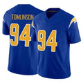 LA.Chargers #94 Dalvin Tomlinson Player Royal Limited Vapor F.U.S.E. Home Game BALCE Stitched Jerseys