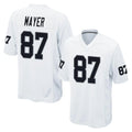 LV.Raiders #87 Michael Mayer Player White Home Game BALCE Stitched Jerseys