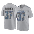 T.Titans #37 Amani Hooker Player Gray Atmosphere Fashion Home Game BALCE Stitched Jerseys