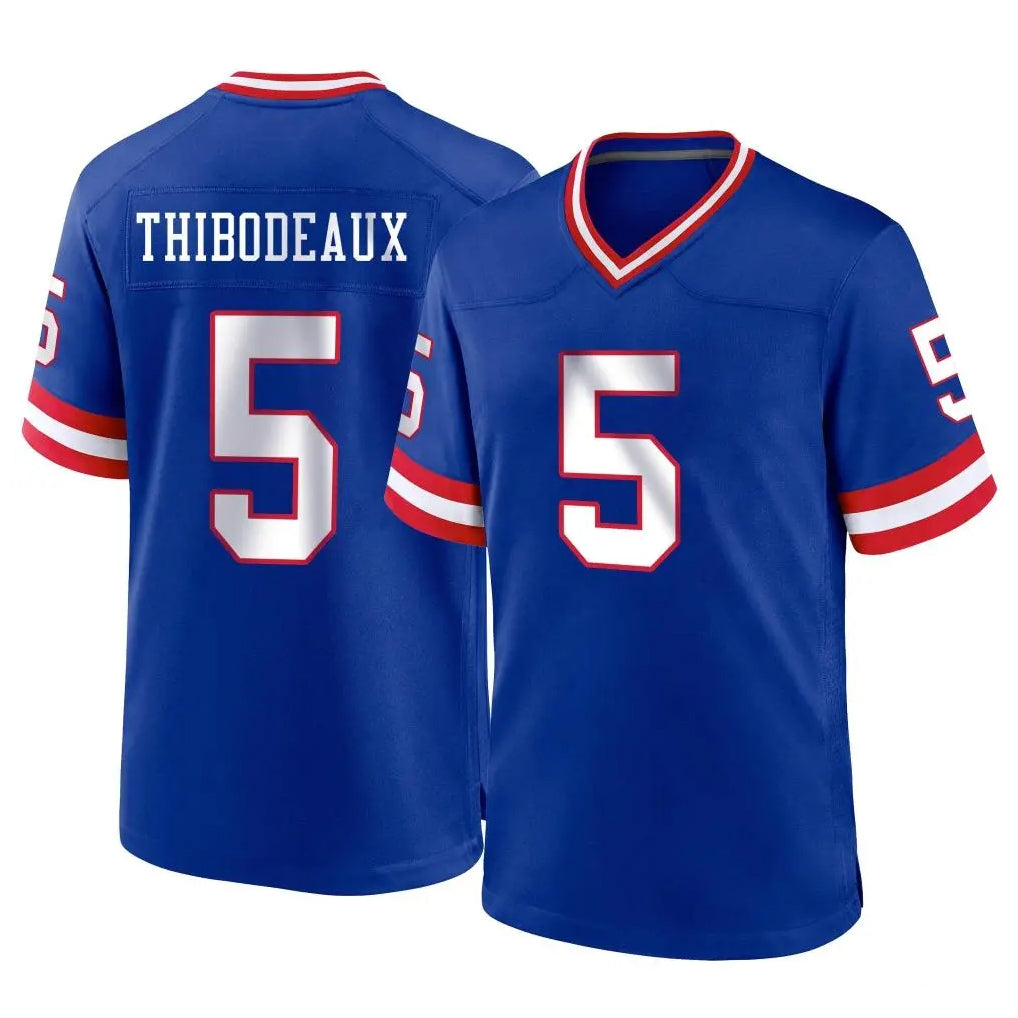 NY.Giants #5 Kayvon Thibodeaux Player Royal Classic Home Game BALCE Stitched Jerseys